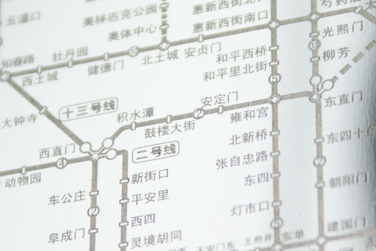 不锈钢,北京地铁,地图