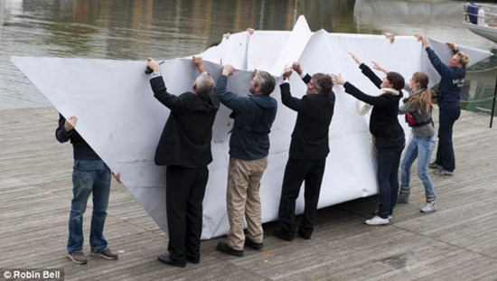 Paper-Boat-by-Artist-Frank-Bolter-1