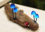 超萌的蘑菇造型LED灯
